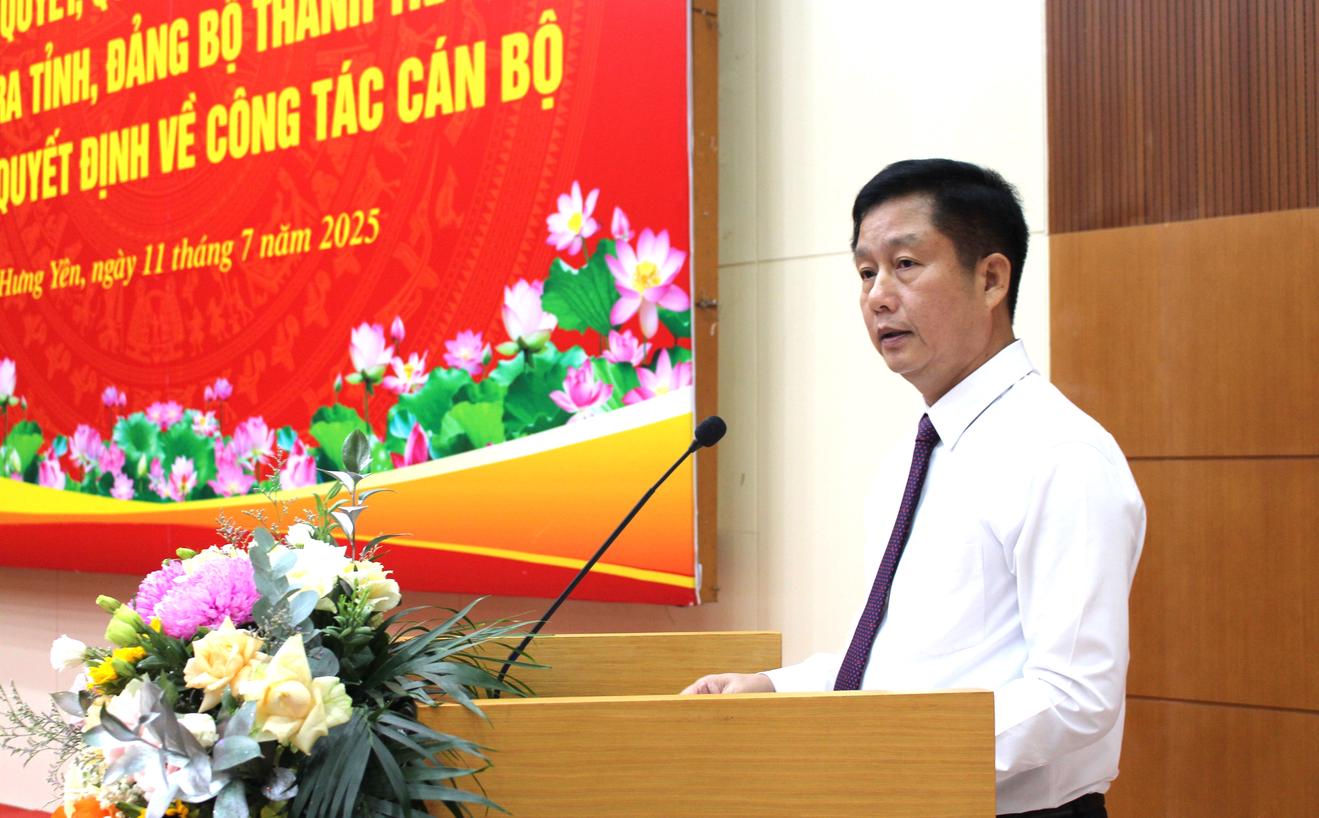 Đồng chí Vũ Thanh Vân - Chánh Thanh tra tỉnh Hưng Yên chủ trì Hội nghị