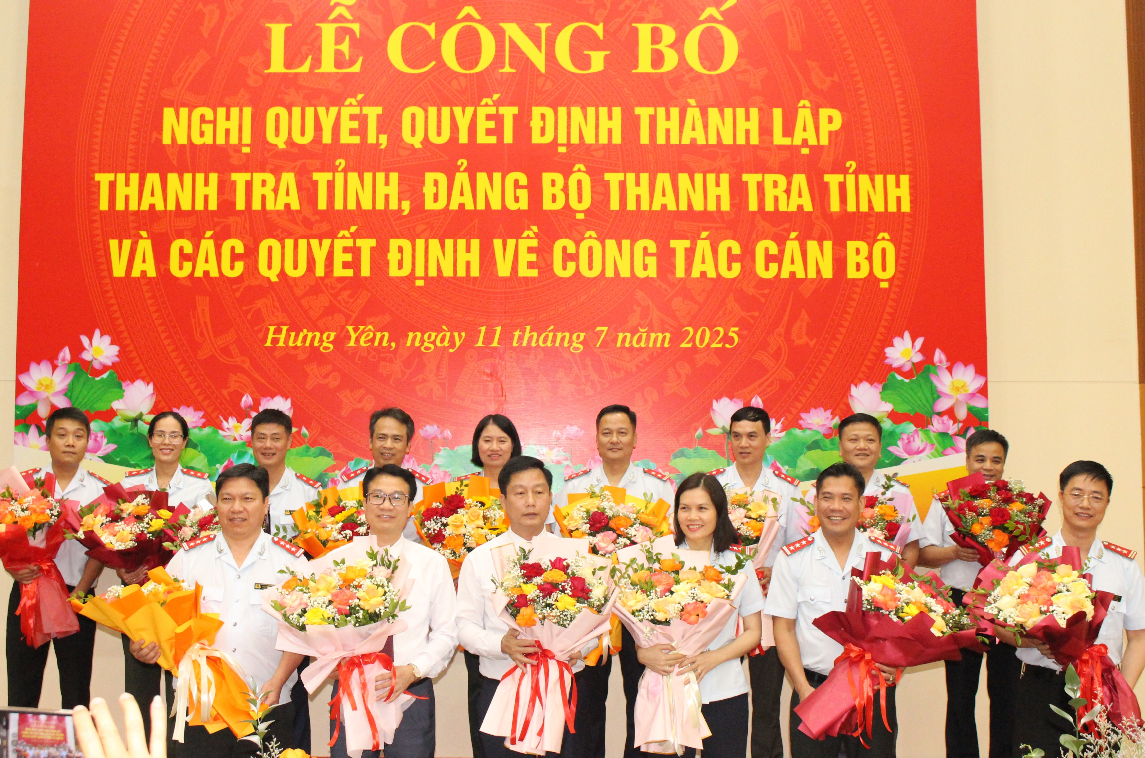 Ban Chấp hành Đảng bộ Thanh tra tỉnh Hưng Yên nhiệm kỳ 2025 - 2030 ra mắt