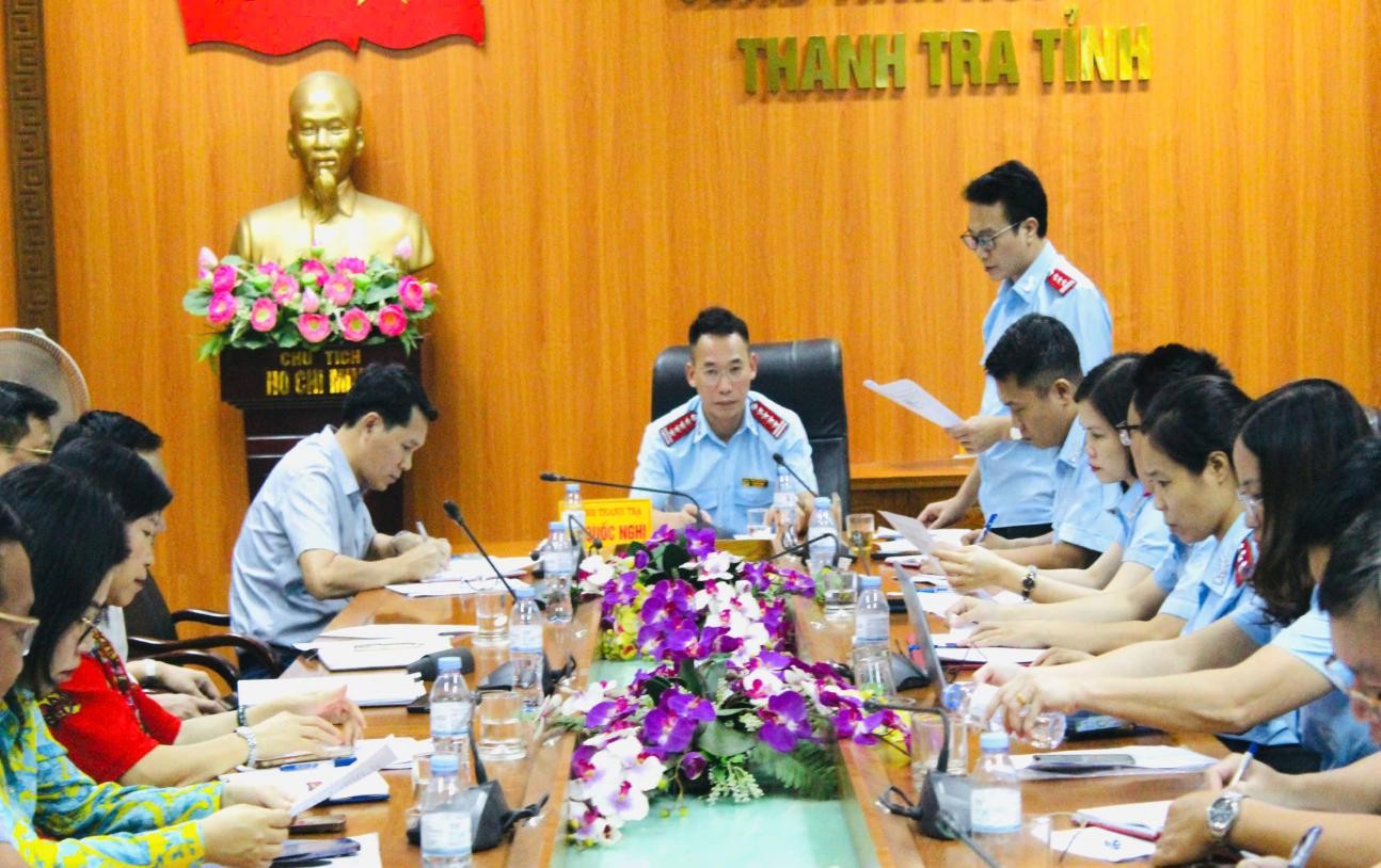 Đ/c Đào Duy Thái - Phó Chánh Thanh tra tỉnh, Trưởng Đoàn 2 phát biểu