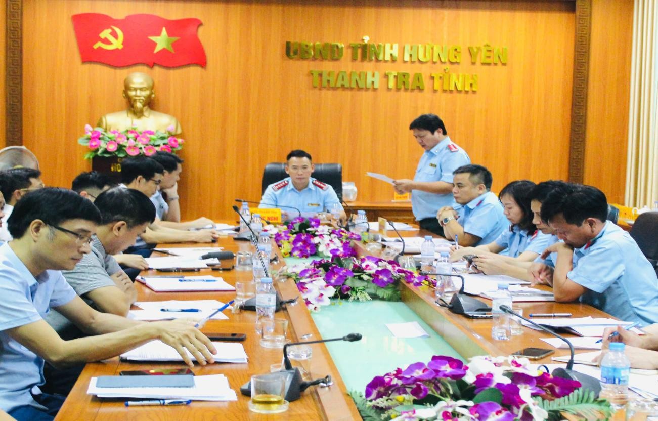 Đ/c Phạm Công Dịch- Phó Chánh Thanh tra tỉnh, Trưởng Đoàn 3 phát biểu